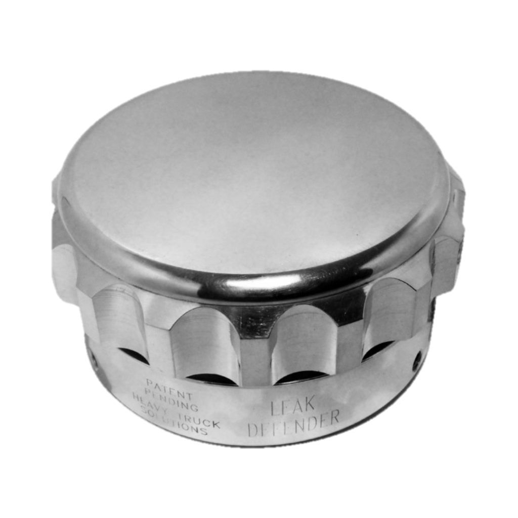 A silver metal container with a lid.