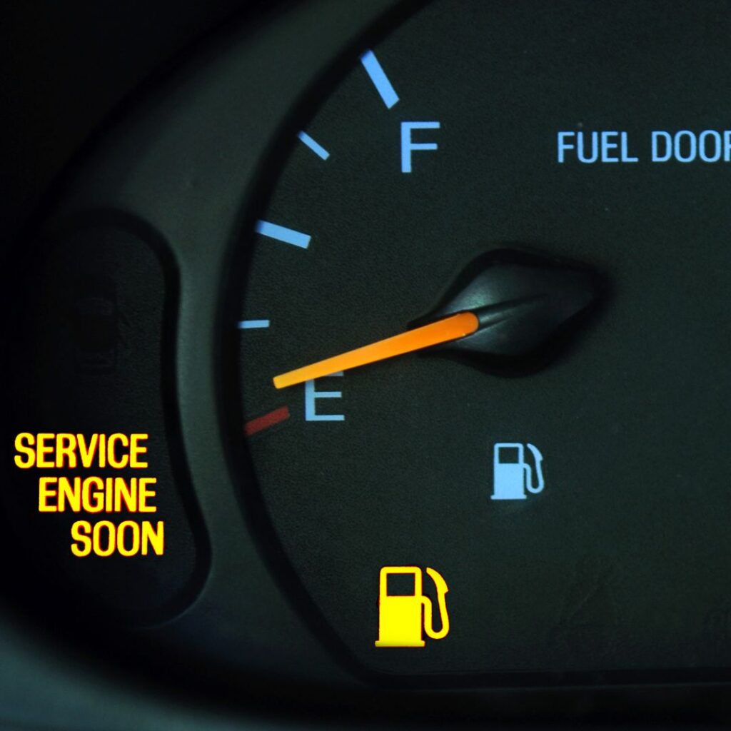 gas gauge on empty